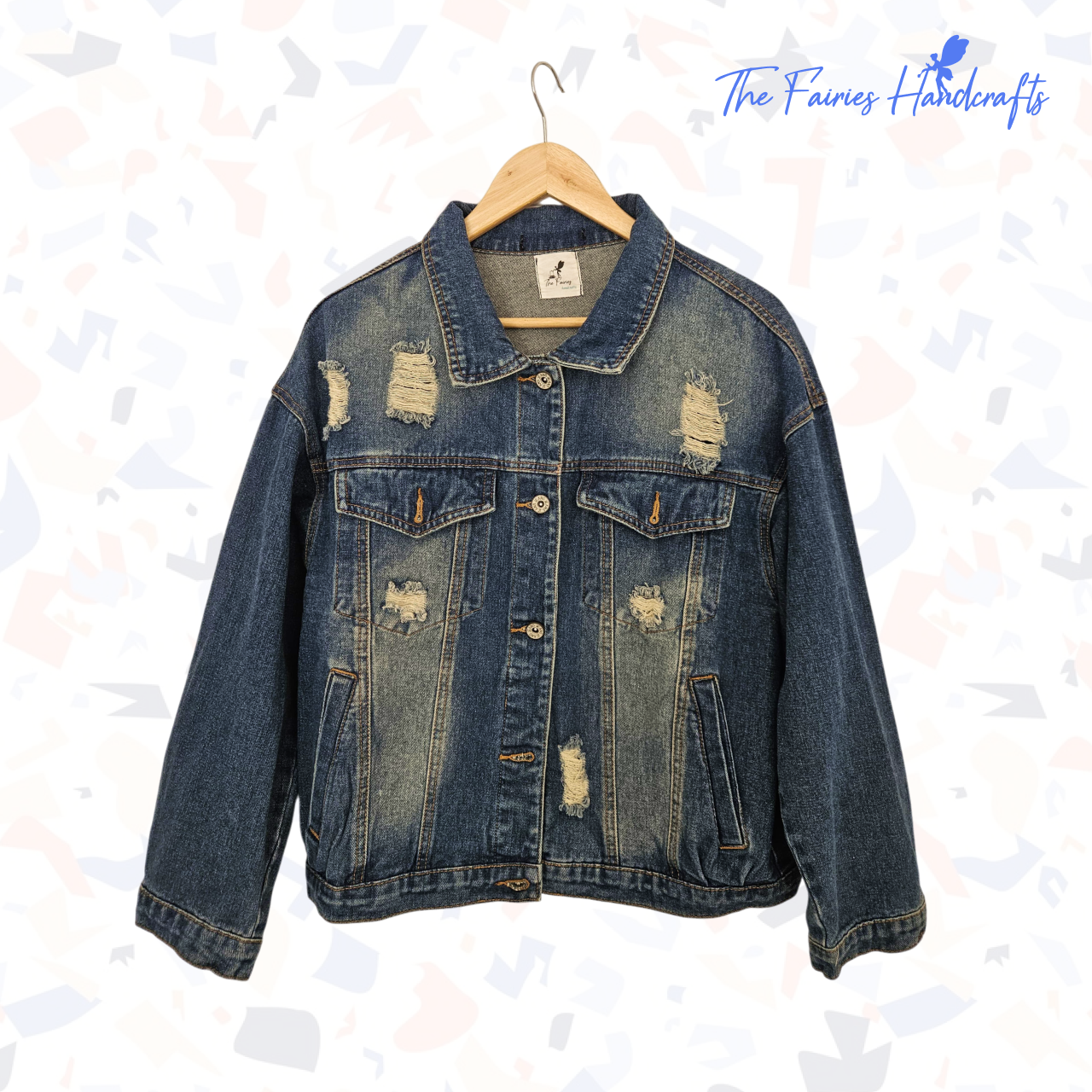 BOOM! – Hand-Painted Denim Jacket