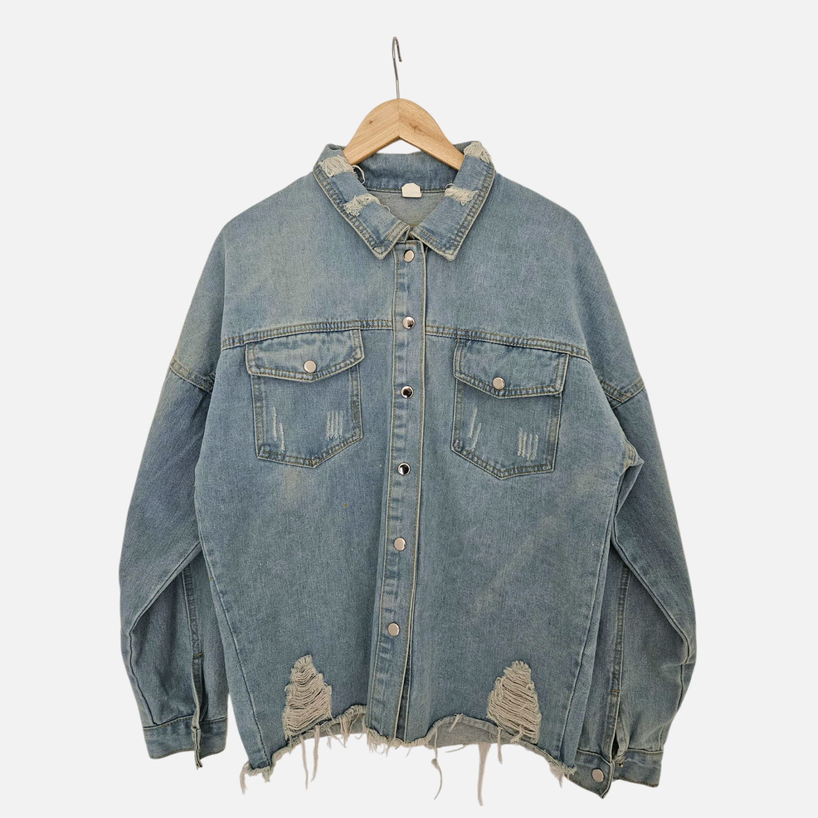 Marilyn – Hand-Painted Denim Jacket