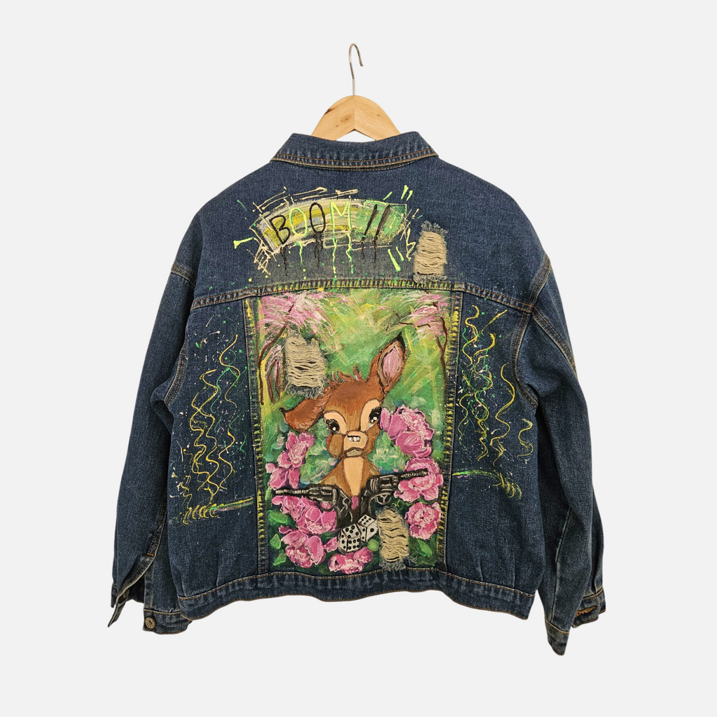 BOOM! – Hand-Painted Denim Jacket
