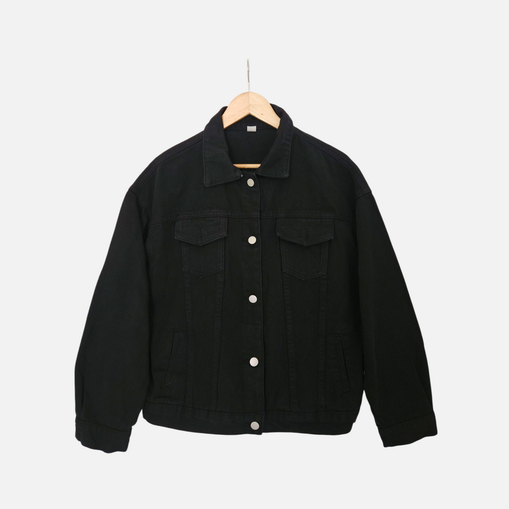 Flori de Câmp – Hand-Painted Denim Jacket