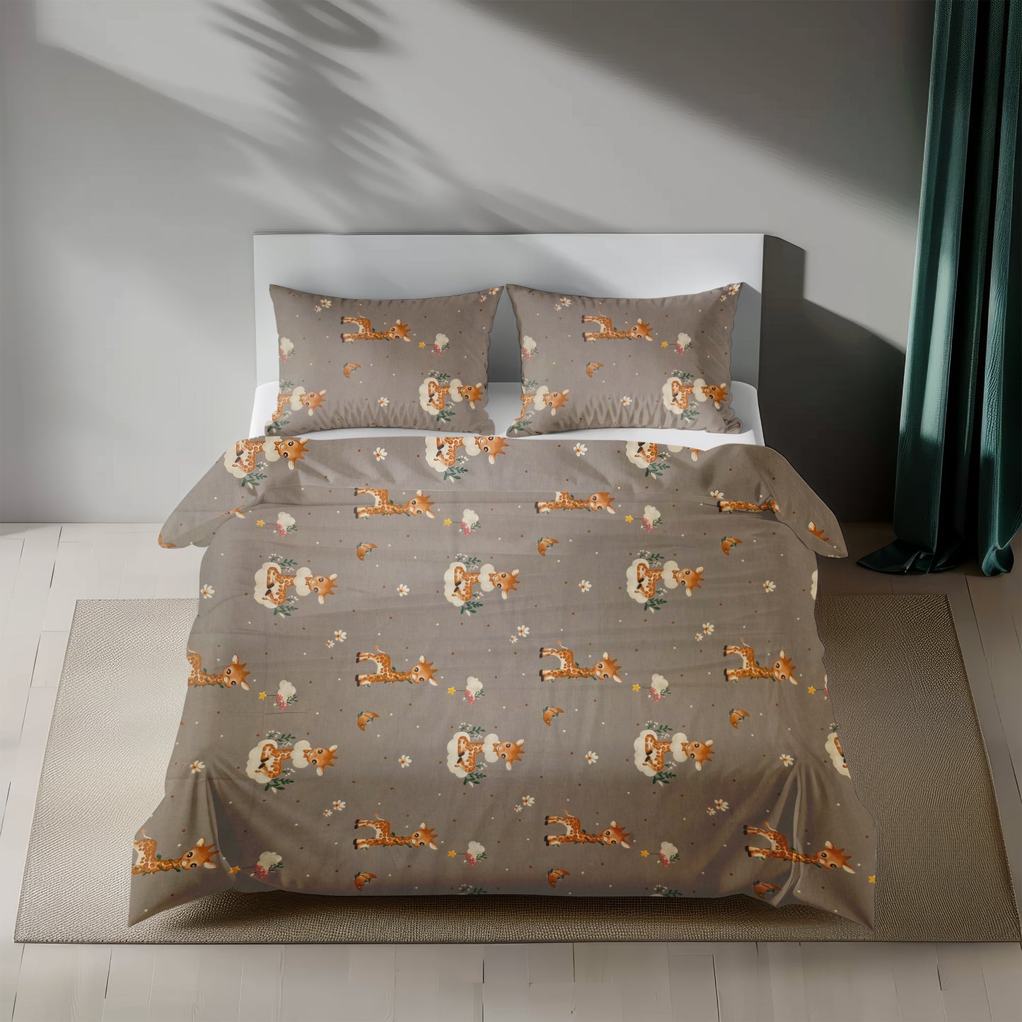Giraffe Meadow Bedding Set (Size Double)