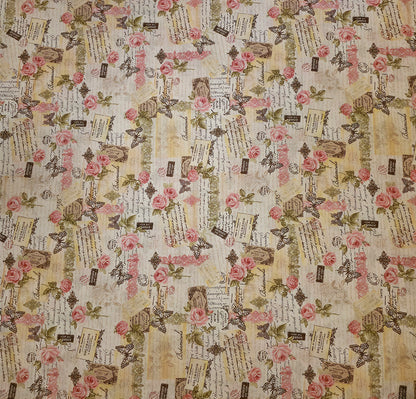 Love Letters – Vintage Rose Bedding Set (Size Double)