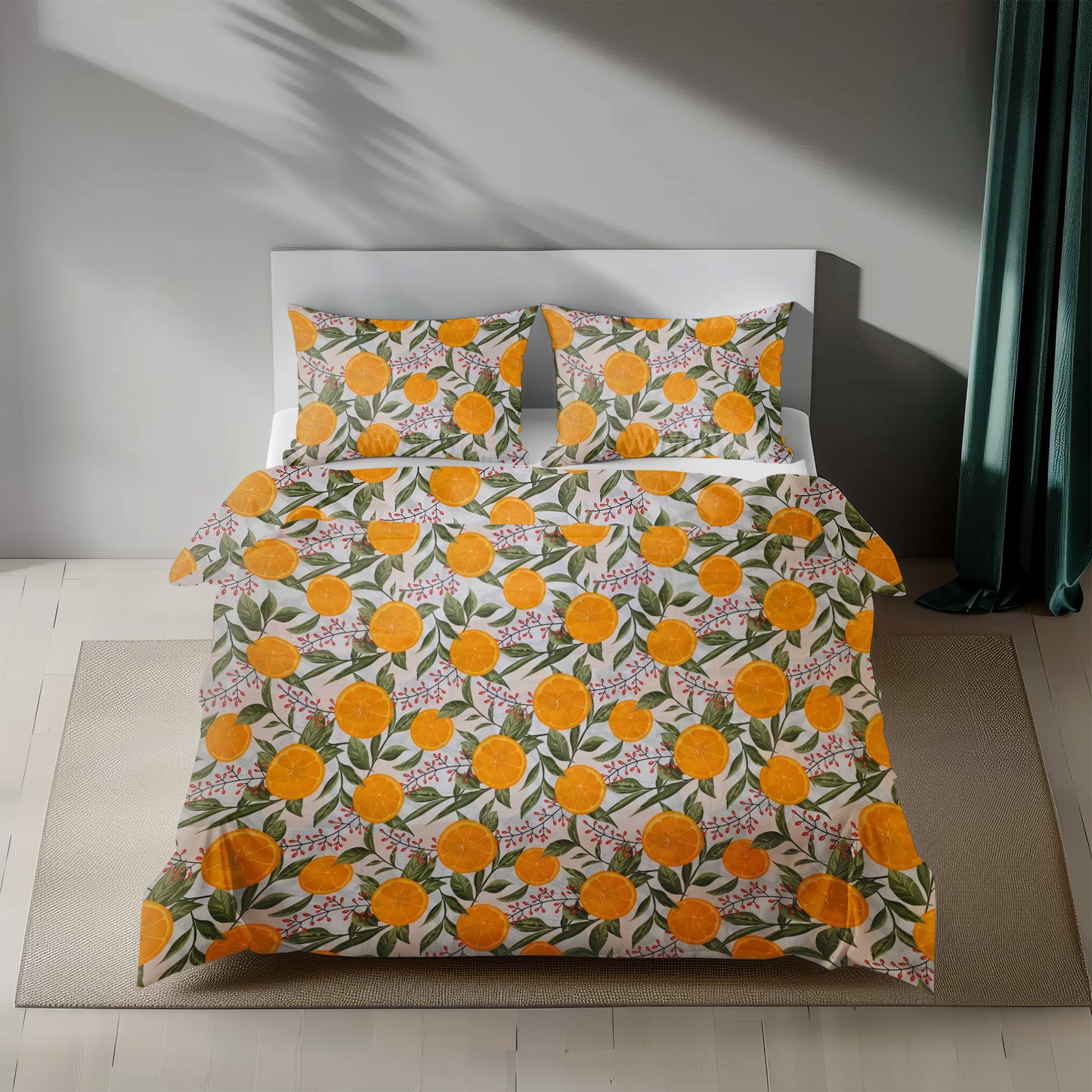 Citrus Garden Bedding Set (Size Double)